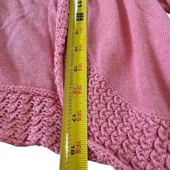 Croft & Barrow Pink Knit Cardigan XS - Picture 5 of 5